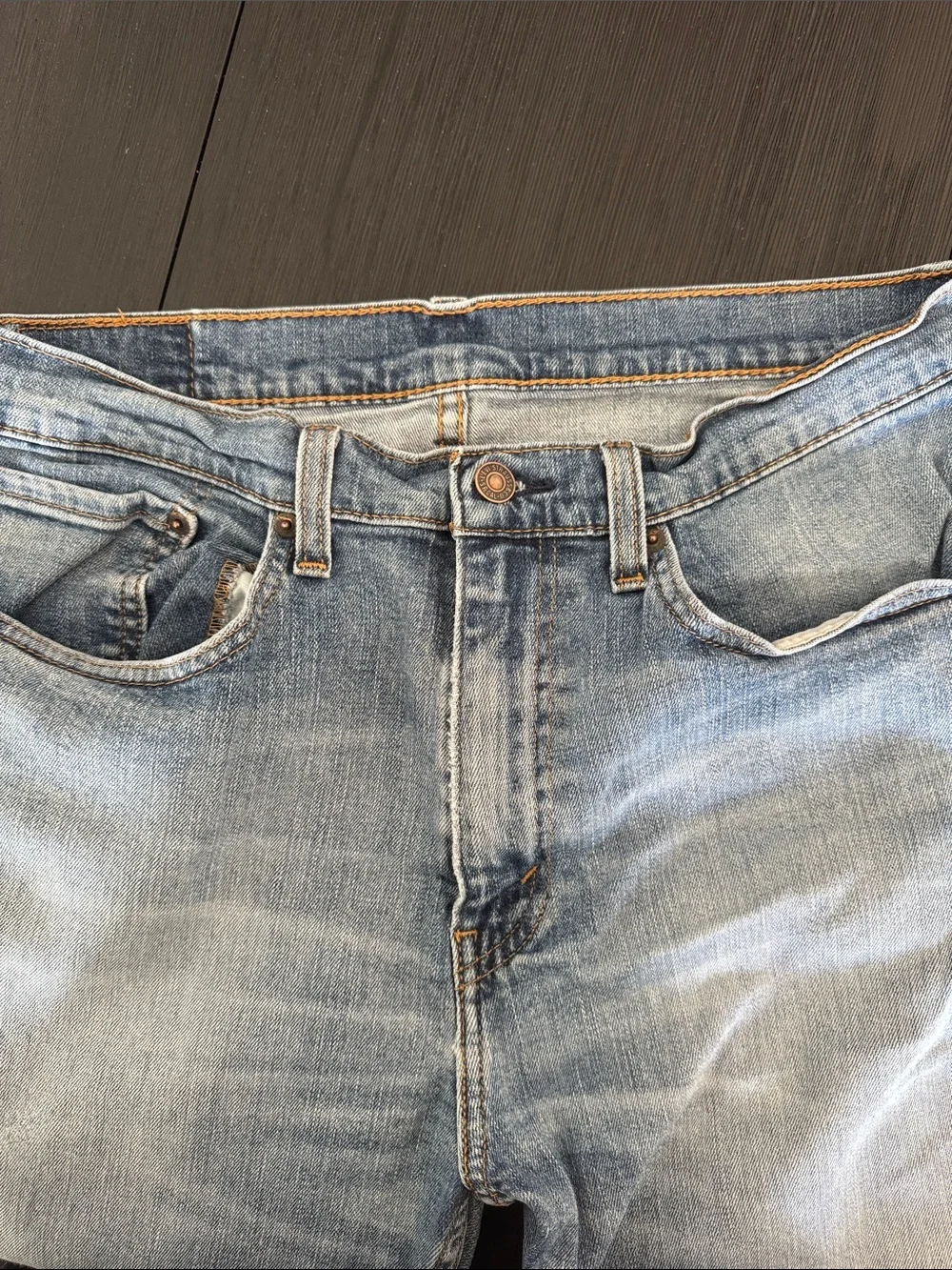 Levi’s 505 Regular Fit Jeans Men’s 34x30 Light Wash Straight Leg Denim Cotton